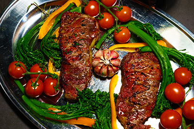 Steak and Brocollini